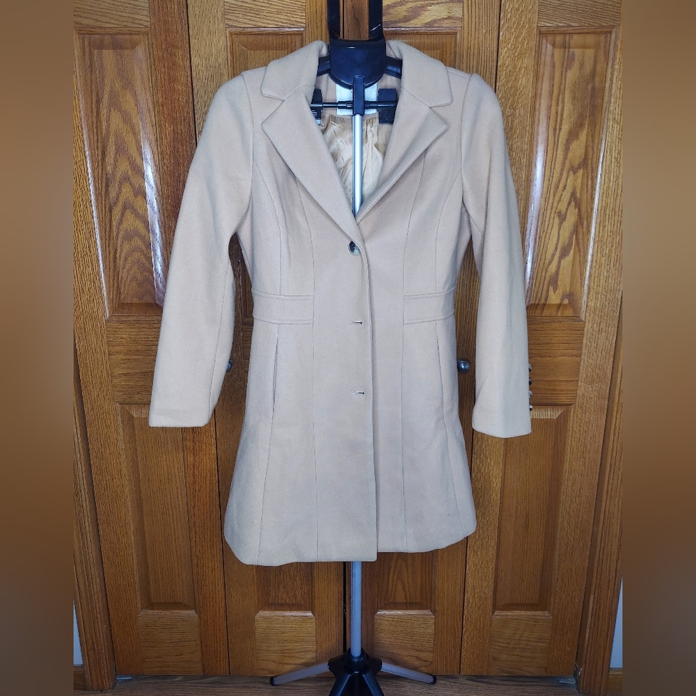 Allegra K Women's Classic Tan Coat